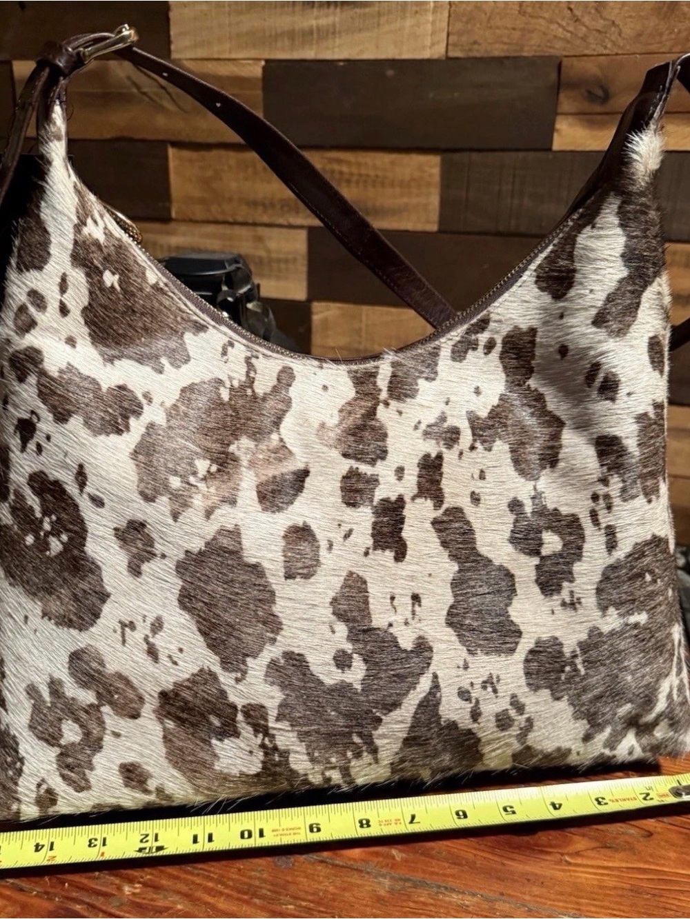 Ashwood Cowhide Leather Hobo / Slouch Bag Large New With Tags Adjustable Straps - Picture 6 of 11
